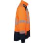 WK Designed To Work Parka de sécurité recyclée 4 en 1 unisexe hi_viz_orange/navy