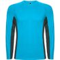 Roly Sport Shanghai L/S turquoise/plomb_fonce
