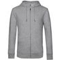 B&C Collection Inspire Zipped Hood heather_grey