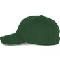 K-up Casquette Baseball avec sandwich - 6 panneaux forest_green/beige