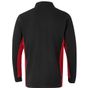 Velilla Polo bicolore manches longues black/red