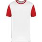 ProAct Maillot manches courtes bicolore enfant white/sporty_red