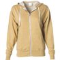 Independent Unisex Midweight French Terry Zip Hood golden_wheat_heather
