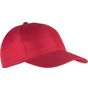K-up Casquette polyester - 6 panneaux red