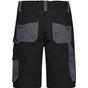 James&Nicholson Workwear Bermudas -STRONG- black/carbon