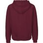 Neutral Mens Zip Hoodie bordeaux