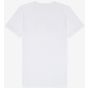 Bella Unisex v-neck jersey tee white