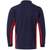 Velilla Polo bicolore manches longues navy/red