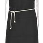 SG Accessories - Bistro Corsica - Cord Bib Apron with Pocket black