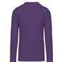 kariban T-shirt col V manches longues purple