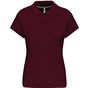 Kariban Polo manches courtes femme wine