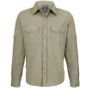 Craghoppers Men's expert Kiwi long sleeved shirt pebble