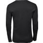 Tee Jays Mens LS Interlock T-Shirt black