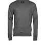 Tee Jays Men's v-neck grey_melange