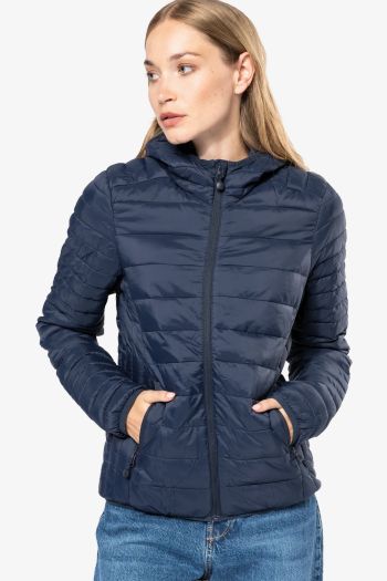 Image produit Doudoune légère à capuche pour femme