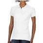 Gildan Softstyle® Ladies Double Pique Polo white