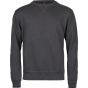 Tee Jays Ribbed Interlock Crew Neck dark_grey