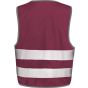 Result Junior enhanced visibility vest burgundy