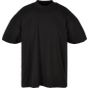 Build Your Brand Oversized Mock Neck Tee black
