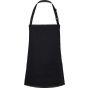 karlowsky Short bib apron basic with buckle and pocket black