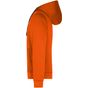 James&Nicholson Men's Hooded Jacket dark_orange/carbon