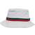 flexfit Stripe Bucket Hat white/fire_red/green