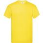 fruit of the loom Original T - jaune - S