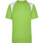 James&Nicholson Men's Running-T lime_green/white