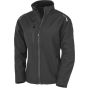 Result Womens recycled 3-layer printable softshell jacket black