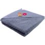 A&R Serviette à capuche pour tout-petits PRINT-Me® Jeans blue