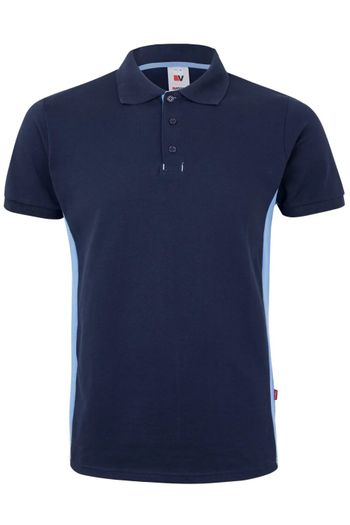 Polo bicolore manches courtes