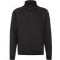 fruit of the loom Pemium sweat jacket black