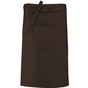 Kariban Tablier coton long chocolate