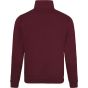 AWDis Just Hoods Sophomore 1/4 zip sweat burgundy