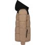 Kariban Parka matelassée à capuche bi-ton unisexe wet_sand/black