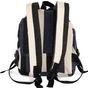 Kimood Sac à dos recyclé- Motif rayé striped_marine