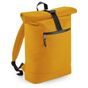 Bagbase Sac à Dos avec Rabat Enroulable Recyclé mustard