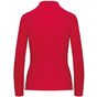 Kariban Polo manches longues femme red