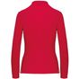 kariban Polo manches longues femme red