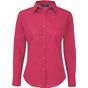 Premier Chemisier popeline à manches longues pour femme hot_pink