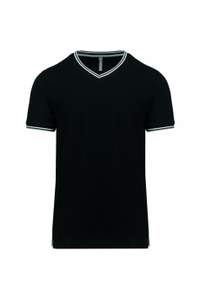 Image produit T-shirt maille piquée col V homme