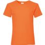fruit of the loom Valueweight T Girls orange