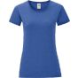 fruit of the loom Ladies Iconic 150 T heather royal