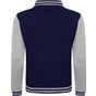 AWDis Just Hoods Veste Varsity oxford_navy/heather_grey