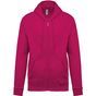 Kariban Sweat-shirt zippé capuche  fuchsia
