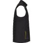 WK Designed To Work Bodywarmer Day To Day bi-matière unisexe black/yellow