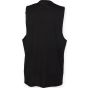 SF Clothing Men´s high neck slash armhole vest black