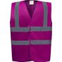 Yoko Gilet haute visibilité raspberry