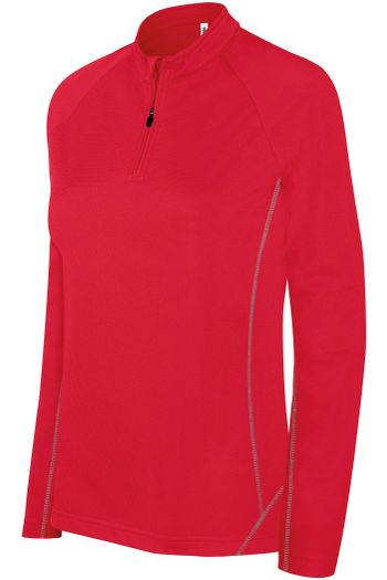 Image produit Sweat running 1/4 zip femme