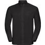 Russell Collection Men’s long sleeve classic oxford shirt black